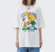 画像6: street fun cartoon smiley print loose casual short-sleeved T-shirt　ユニセックス 男女兼用ストリートファンスマイル半袖 Tシャツ (6)