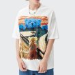 画像4: Munch's Scream Parody Bear T-shirt　ユニセックス 男女兼用ムンクの叫びパロディーベア熊 半袖 Tシャツ (4)