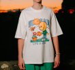 画像9: street fun cartoon smiley print loose casual short-sleeved T-shirt　ユニセックス 男女兼用ストリートファンスマイル半袖 Tシャツ (9)