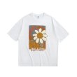 画像2:  daisy smiley short-sleeved T-shirt　ユニセックス 男女兼用デイジースマイル半袖 Tシャツ (2)