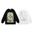 画像6: Retro Madonna Maria Pattern Print Long Sleeve T-shirt　ユニセックス 男女兼用 マドンナマリアプリント長袖Tシャツ (6)