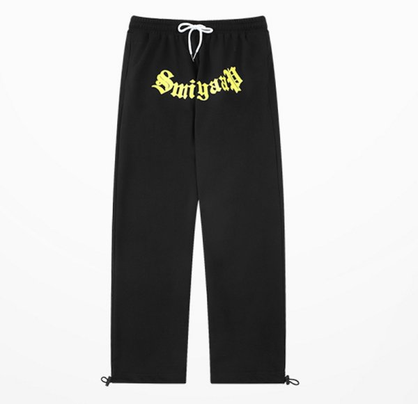 画像1: Unisex Logo sweatpants trousers 　男女兼用ユニセックスロゴウェットパンツ (1)