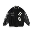 画像4: RASS pass penthouse logo BASEBALL JACKET baseball uniform jacket blouson  ユニセックス 男女兼用ペントハウス 刺繍スタジアムジャンパー スタジャン MA-1 ボンバー ジャケット ブルゾン (4)
