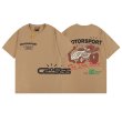 画像3: Motorsport print short sleeve t-shirt　ユニセックス 男女兼用モータースポーツグラフィックプリント半袖Tシャツ (3)