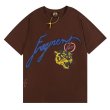 画像1: lightning tiger head print short sleeve t-shirt　ユニセックス 男女兼用ライトニングタイガーヘッドプリント半袖Tシャツ (1)