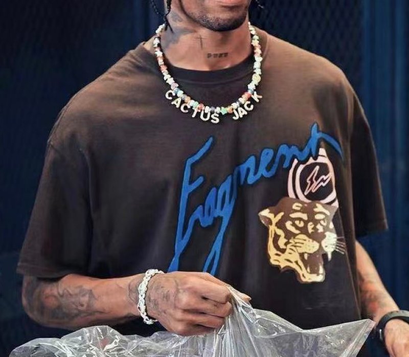 画像3: lightning tiger head print short sleeve t-shirt ユニセックス 男女兼用ライトニングタイガーヘッドプリント半袖Tシャツ (3)