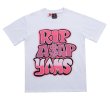 画像4: letter printing rap hip-hop short sleeve t-shirt　ユニセックス 男女兼用ヒップホップ プリント半袖Tシャツ (4)
