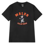 画像2:  healing cartoon bear print short sleeve t-shirt　ユニセックス 男女兼用ベアプレイヤー熊プリント半袖Tシャツ (2)