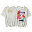 画像3: GALLERY DEPT abstract oil painting short-sleeved T-shirt　ユニセックス 男女兼用オイルプリント半袖Tシャツ (3)