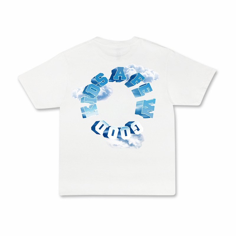 画像4: Circle alphabet short-sleeved T-shirt ユニセックス 男女兼用サークルアルファベット半袖Tシャツ (4)