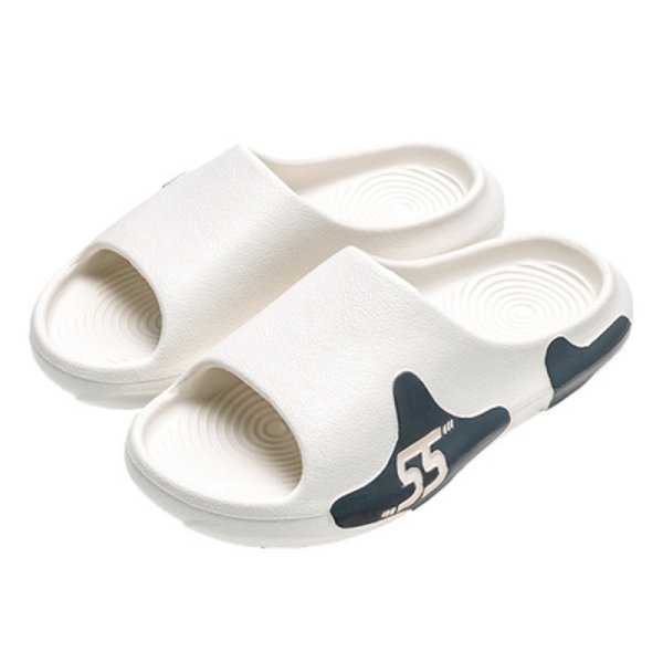 画像1: NO55 YEEZY flip flops soft bottom sandals slippers Beach sandals 　ユニセックス男女兼用NO55フリップフロップ  シャワー ビーチ サンダル (1)