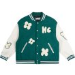 画像7: harsh and cruel small flower BASEBALL JACKET baseball uniform jacket blouson  ユニセックス 男女兼用スモールフラワータジアムジャンパー スタジャン MA-1 ボンバー ジャケット ブルゾン (7)