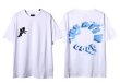 画像1: Circle alphabet short-sleeved T-shirt　ユニセックス 男女兼用サークルアルファベット半袖Tシャツ (1)