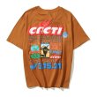 画像1: Travis Scott Cacti Down To Earth short-sleeved T-shirt　ユニセックス 男女兼用Down To Earthジョイント半袖Tシャツ (1)