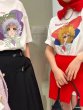 画像6: Crying girl print T-SHIRT  クライングガール 少女ペイント半袖Tシャツ  (6)