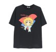画像2: Crying girl print T-SHIRT  クライングガール 少女ペイント半袖Tシャツ  (2)
