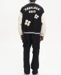 画像3: harsh and cruel small flower BASEBALL JACKET baseball uniform jacket blouson  ユニセックス 男女兼用スモールフラワータジアムジャンパー スタジャン MA-1 ボンバー ジャケット ブルゾン (3)