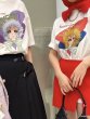 画像12: Crying girl print T-SHIRT  クライングガール 少女ペイント半袖Tシャツ  (12)