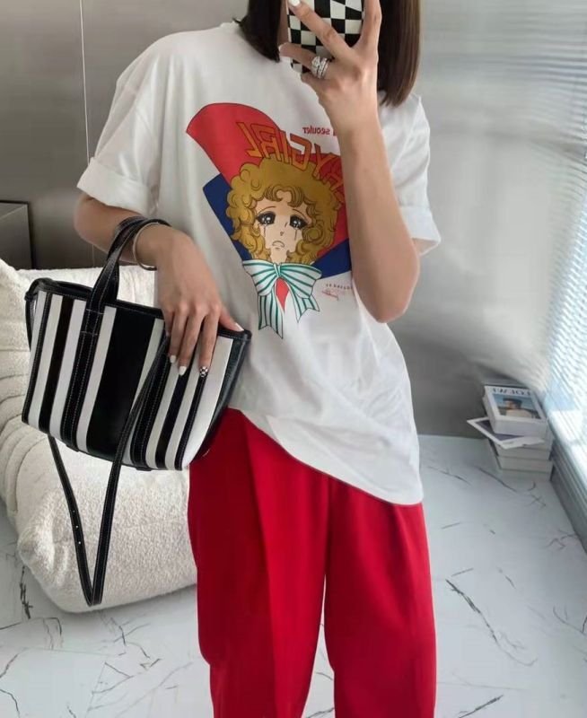 画像11: Crying girl print T-SHIRT  クライングガール 少女ペイント半袖Tシャツ  (11)