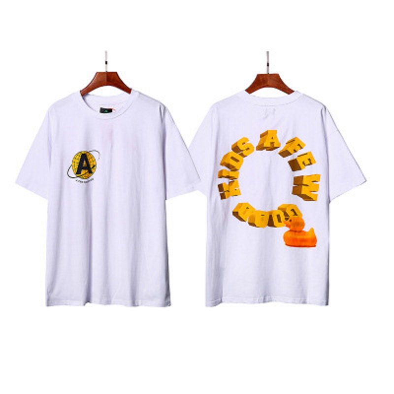 画像2: Circle alphabet short-sleeved T-shirt ユニセックス 男女兼用サークルアルファベット半袖Tシャツ (2)