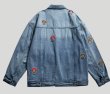 画像11: Comic emblem damage G Jean jacket blouson  ユニセックス 男女兼用 コミックエンブレムダメージウォッシュデニムスジャケット Gジャン ブルゾン (11)