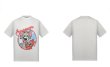画像2: Oversized Tom and Jerry Short Sleeve T-shirt　ユニセックス 男女兼用オーバーサイズトムとジェリートム＆ジェリープリント半袖Tシャツ (2)