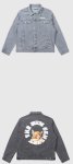 画像8: Circle Alphabet & Angel Denim G Jean jacket blouson  ユニセックス 男女兼用サークルアルファベット&天使 デニムスジャケット Gジャン ブルゾン (8)
