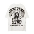 画像2: CHMA Jesus print short-sleeved  T-shirt　ユニセックス 男女兼用ジーザスプリントプリント半袖Tシャツ (2)