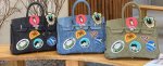 画像7: Pop emblem quilted denim Tote Shoulder 2WAY Art BK bag  ポップエンブレム付きデニムキルティングトートショルダー2WAYバッグ BKバッグ アート (7)