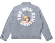 画像9: Circle Alphabet & Angel Denim G Jean jacket blouson  ユニセックス 男女兼用サークルアルファベット&天使 デニムスジャケット Gジャン ブルゾン (9)