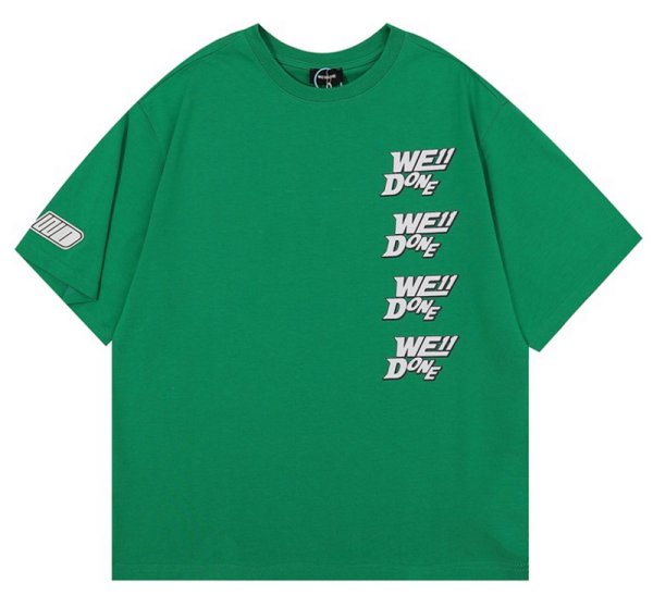 画像1: WE11DONE short-sleeved  T-shirt　ユニセックス 男女兼用WE11DONEロゴプリント半袖Tシャツ (1)