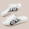 画像4: Sleeping Snoopy & Panda & Deformed swoosh flip flops soft bottom sandals slippers Beach sandals  ユニセックス男女兼用スリーピングスヌーピー&スリーピングパンダ フリップフロップ  シャワー ビーチ サンダル (4)