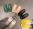 画像10: colorful flip flops soft bottom sandals slippers  カラフルカラープラットフォーム フリップフロップ  シャワー ビーチ サンダル  (10)