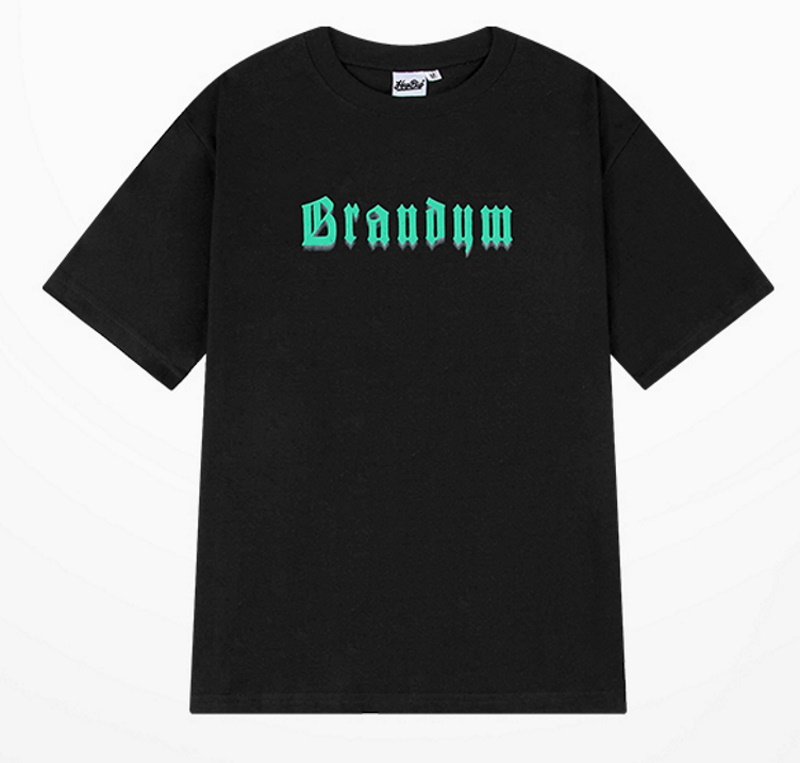 画像3: braudum Circle logo printshort-sleeved  T-shirt ユニセックス 男女兼用braudum&サークルロゴロゴプリント半袖Tシャツ (3)