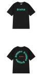画像5: braudum Circle logo printshort-sleeved  T-shirt　ユニセックス 男女兼用braudum&サークルロゴロゴプリント半袖Tシャツ (5)