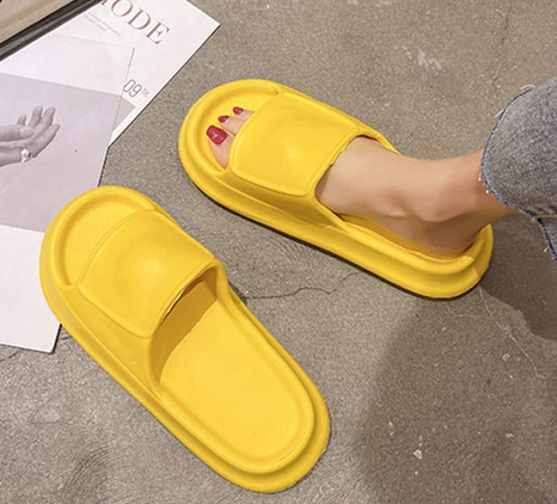 画像8: colorful flip flops soft bottom sandals slippers  カラフルカラープラットフォーム フリップフロップ  シャワー ビーチ サンダル  (8)