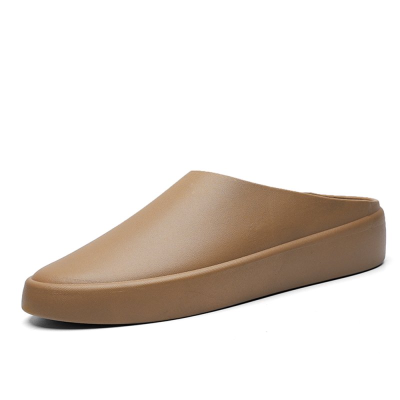 画像2: Cross-border Shopee Amazon Half shoes flip flops soft bottom sandals slippers Beach sandals 　ユニセックス男女兼用 アマゾンハーフシューズフリップフロップ  シャワー ビーチ サンダル (2)