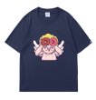 画像6: Angel donuts print short-sleeved  T-shirt　ユニセックス 男女兼用エンジェルドーナツプリント半袖Tシャツ (6)
