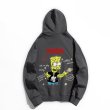 画像6: nasa joint SpongeBob hoodie Sweatshirt 　ユニセックス 男女兼用NASAナサ×スポンジボブ長袖フーディパーカー (6)