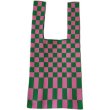 画像5: Check Damier Pattern Tote Shoulder Eco Bag　チェックダミエ柄トートショルダーエコバッグ (5)