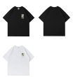 画像5: tassel daisy embroidery  short-sleeved  T-shirt　ユニセックス 男女兼用タッセルデイジー刺繡半袖Tシャツ (5)