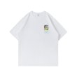 画像2: tassel daisy embroidery  short-sleeved  T-shirt　ユニセックス 男女兼用タッセルデイジー刺繡半袖Tシャツ (2)
