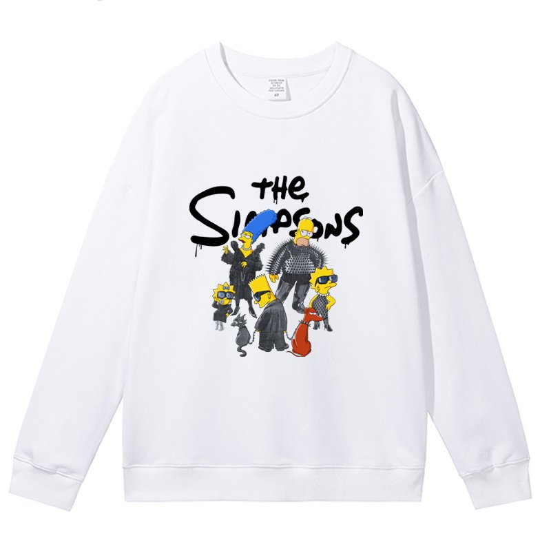 画像11: Dark Simpson Family Long Sleeve Sweatshirt 　ユニセックス 男女兼用ダークシンプソンファミリーロング袖スウェットシャツ トレナー (11)
