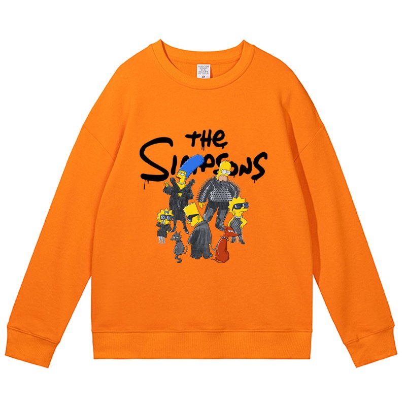 画像2: Dark Simpson Family Long Sleeve Sweatshirt 　ユニセックス 男女兼用ダークシンプソンファミリーロング袖スウェットシャツ トレナー (2)