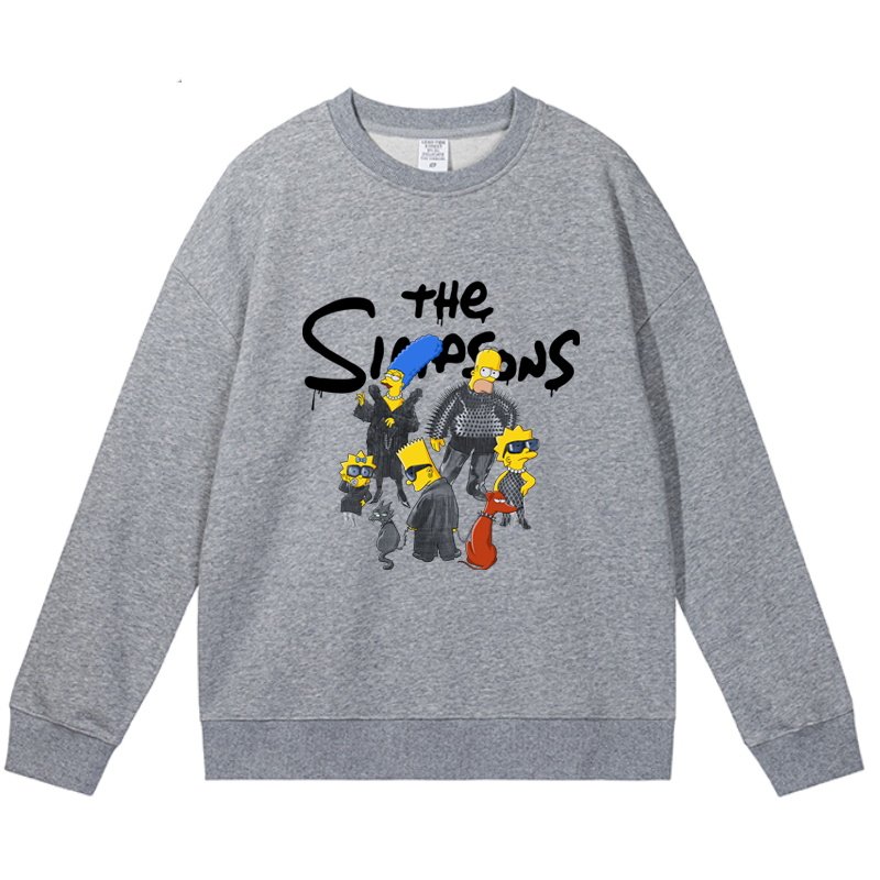 画像14: Dark Simpson Family Long Sleeve Sweatshirt 　ユニセックス 男女兼用ダークシンプソンファミリーロング袖スウェットシャツ トレナー (14)