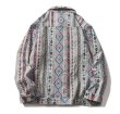 画像2: Ethnic Weaving and Embroidered Lapel Jacket G Jean jacket blouson  ユニセックス 男女兼用エスニックウィービングジャケット Gジャン ブルゾン (2)