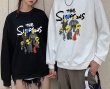 画像15: Dark Simpson Family Long Sleeve Sweatshirt 　ユニセックス 男女兼用ダークシンプソンファミリーロング袖スウェットシャツ トレナー (15)