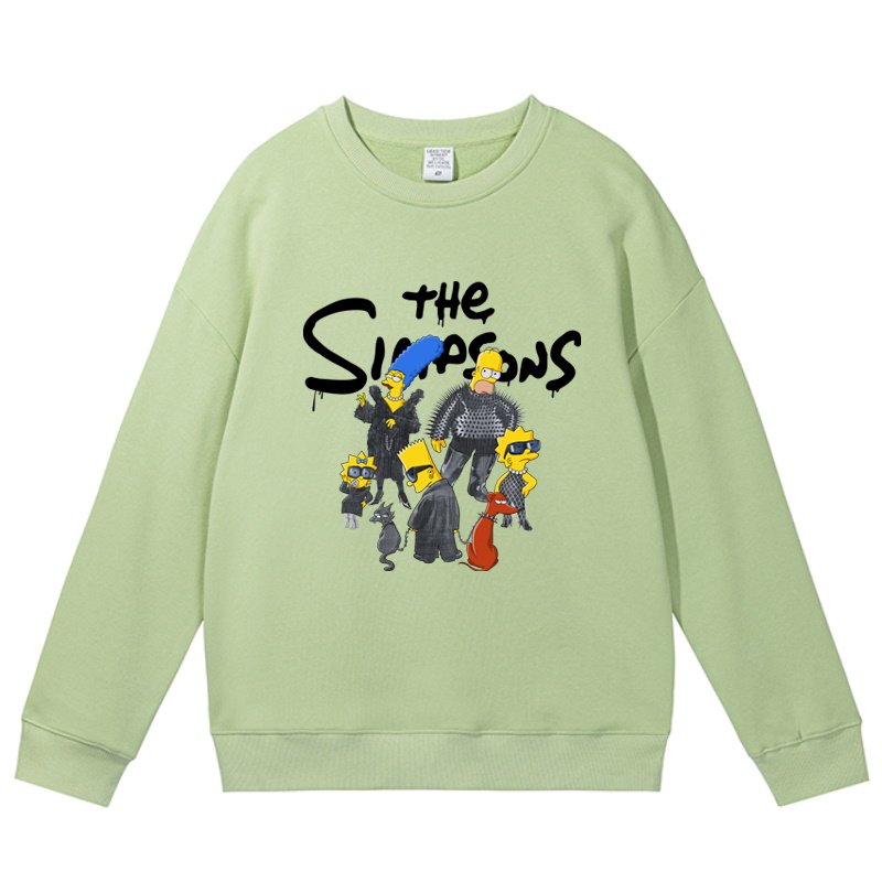 画像3: Dark Simpson Family Long Sleeve Sweatshirt 　ユニセックス 男女兼用ダークシンプソンファミリーロング袖スウェットシャツ トレナー (3)
