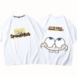 画像5:  Sponge Bob Short Paint Short Sleeve T-shirt　ユニセックス 男女兼用スポンジボブ半袖Tシャツ (5)