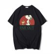 画像2: Snoopy & Woodstock Short Paint Short Sleeve T-shirt　ユニセックス 男女兼用スヌーピー＆ウッドストック半袖Tシャツ (2)
